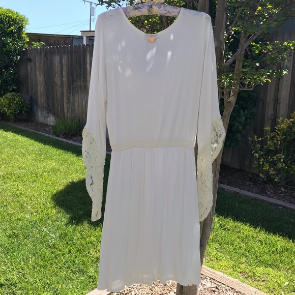 Disney Maleficient Aurora Tie Up Bell Sleeve Dress - Picture 7 of 8